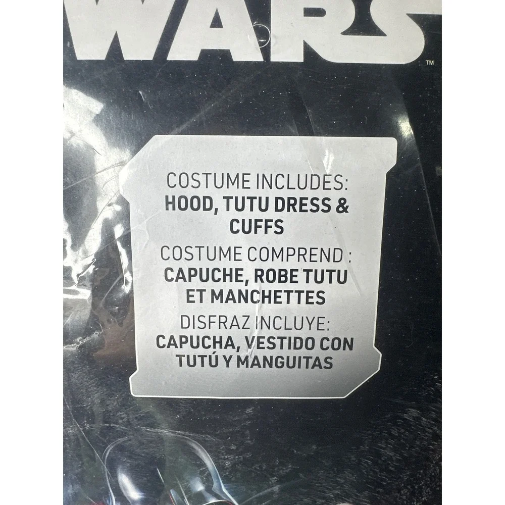 Star Wars Ewok Costume Kids XS 4/5 Tutu Dress Hood Cuffs 3pc Set Jazwares Brown
